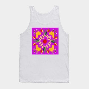 Yomim Noraim - magenta print Tank Top